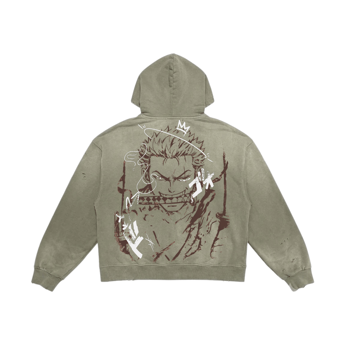 King of Hell Washed Zip Hoodie image 2