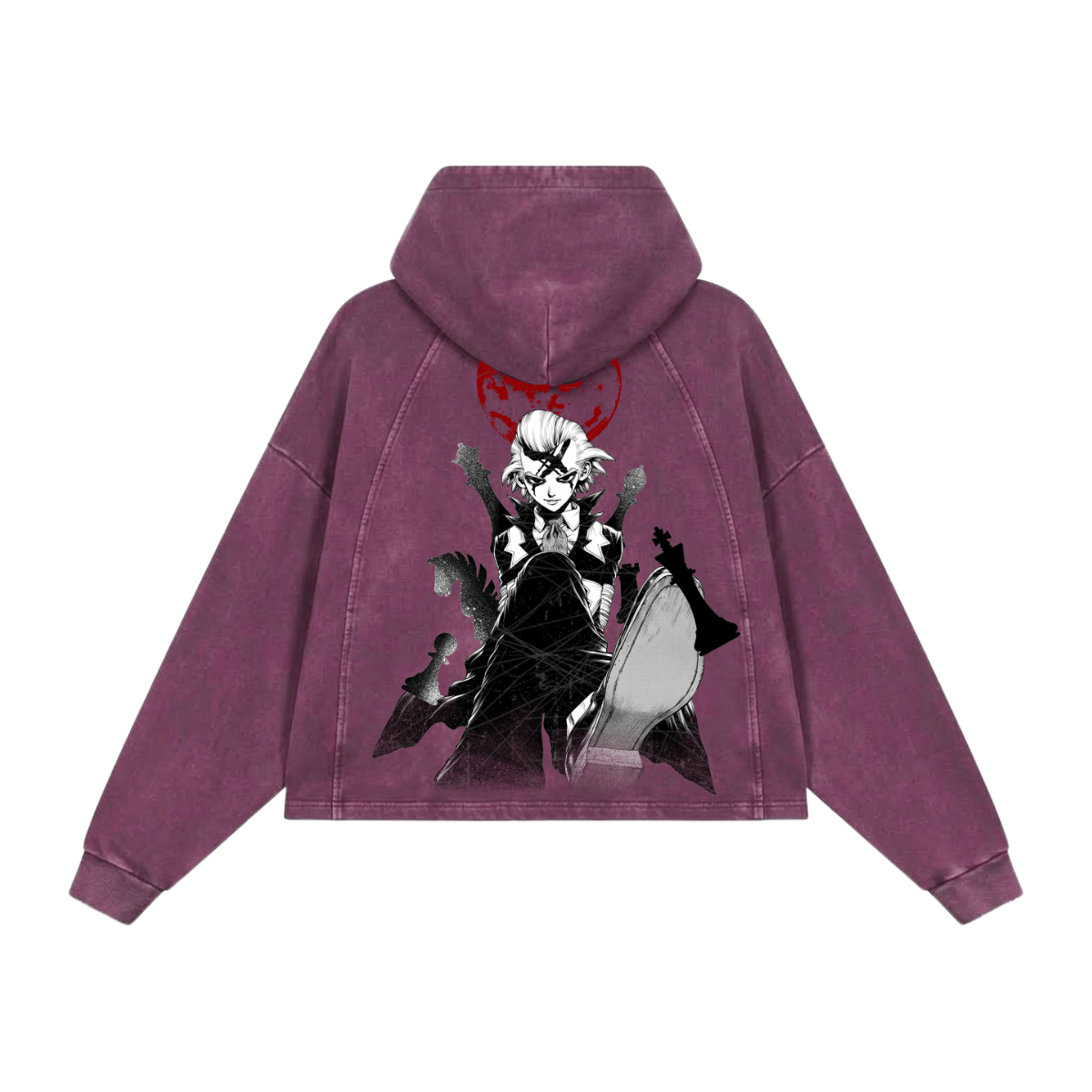 Checkmate Washed Raglan Hoodie image 2