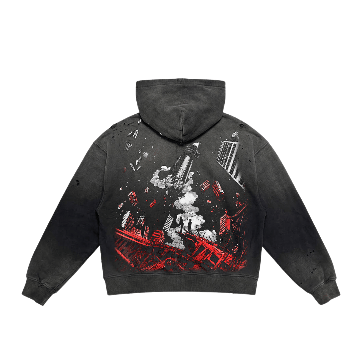 Peak Release Washed Zip Hoodie image 2
