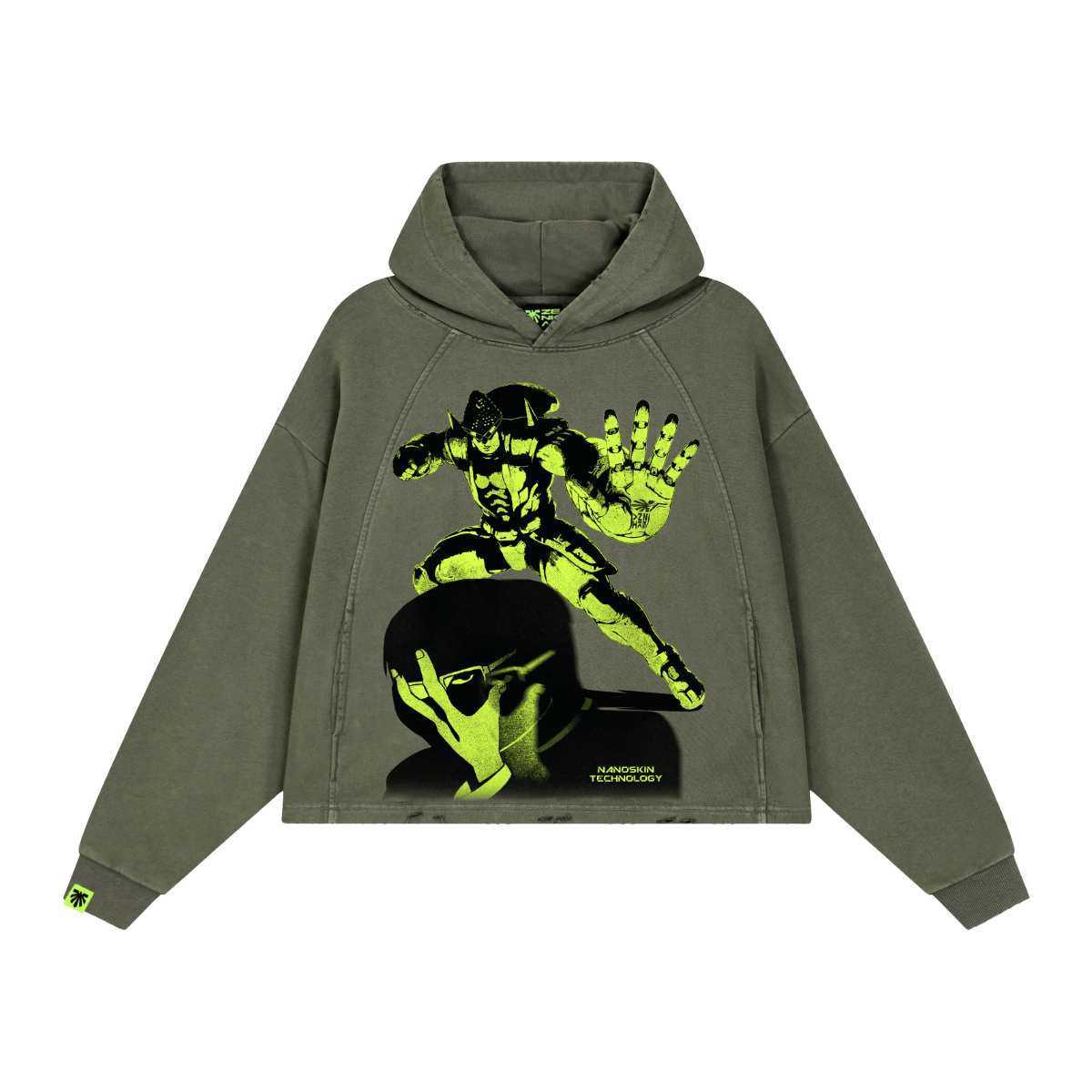 Nanoskin Drop Washed Raglan Hoodie image 1