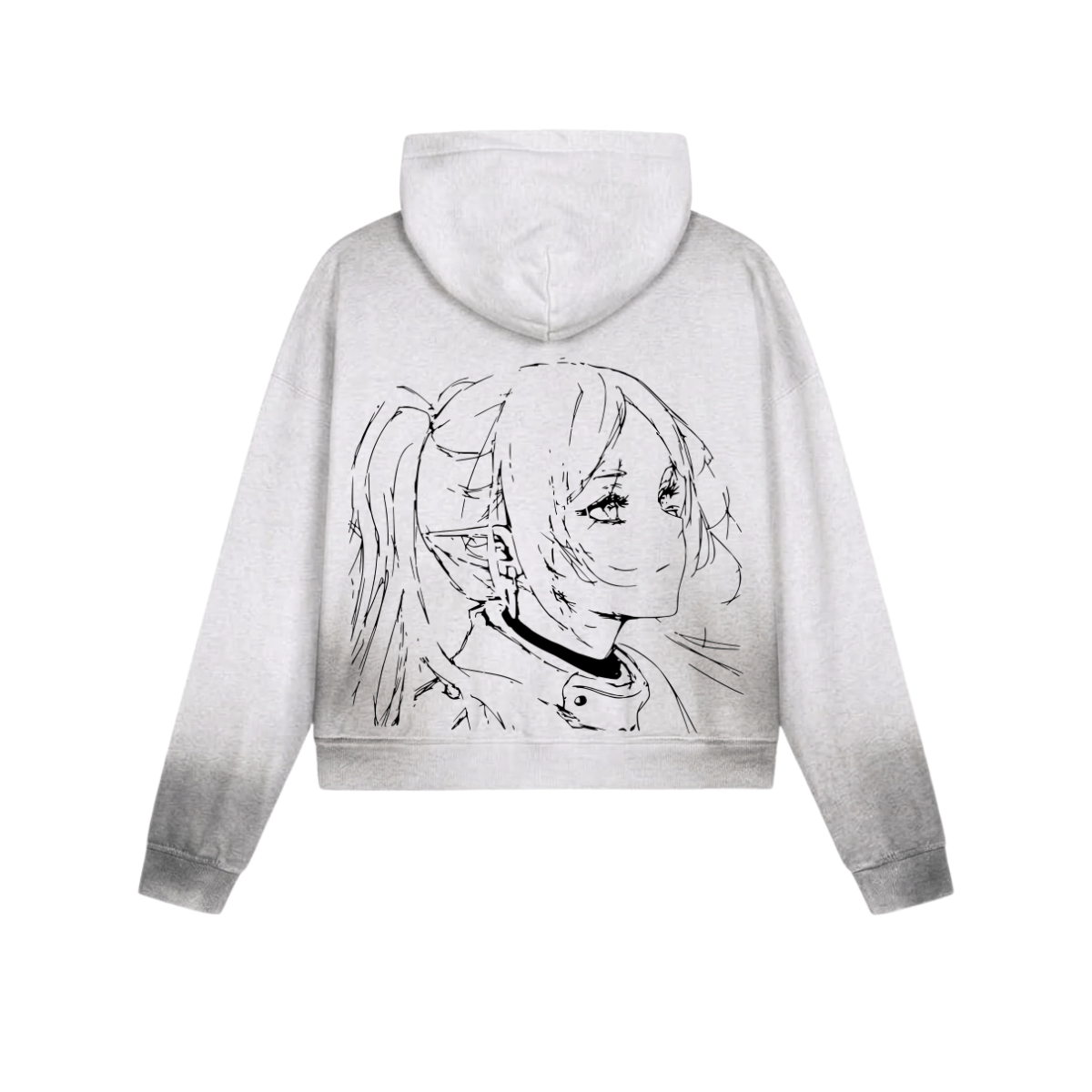 Long Sight (Grey) Zip Hoodie image 2