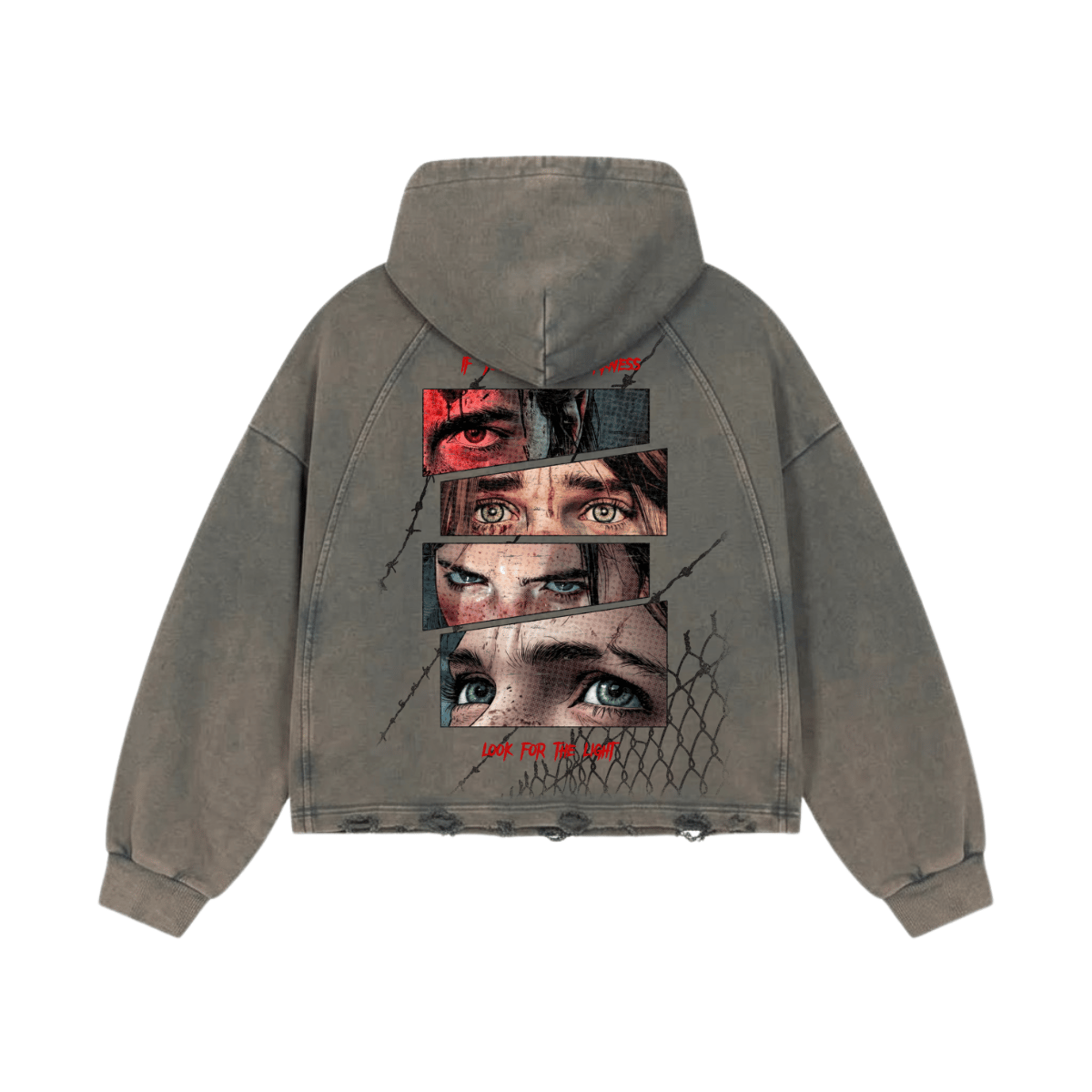 Hard Stop Washed Raglan Hoodie image 2