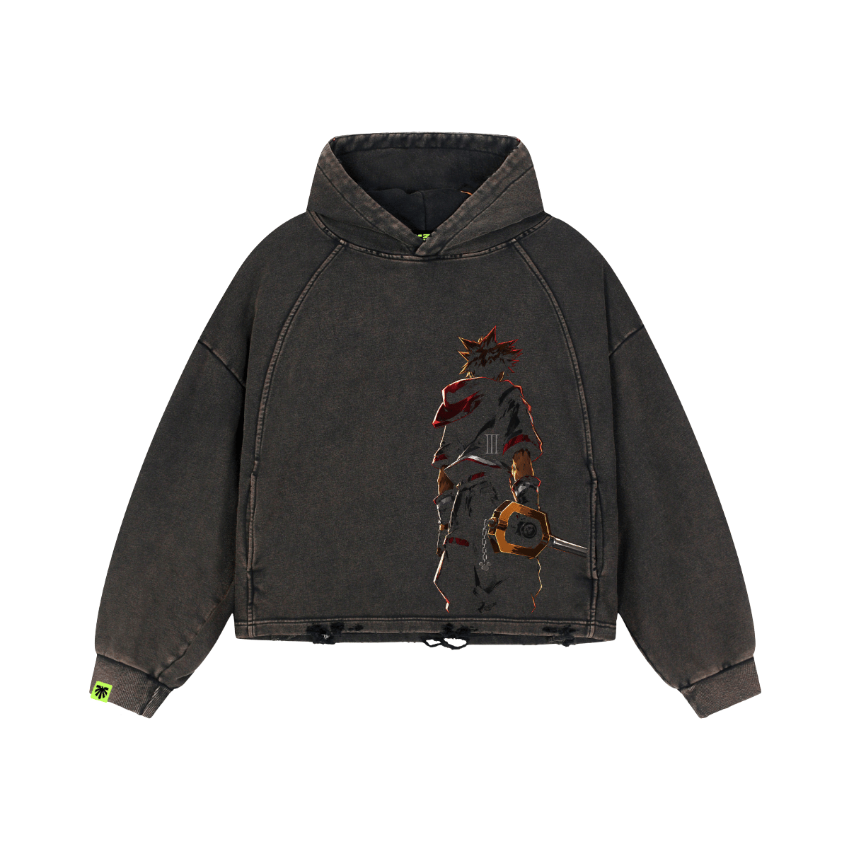 Quiet Resolve Washed Raglan Hoodie image 1