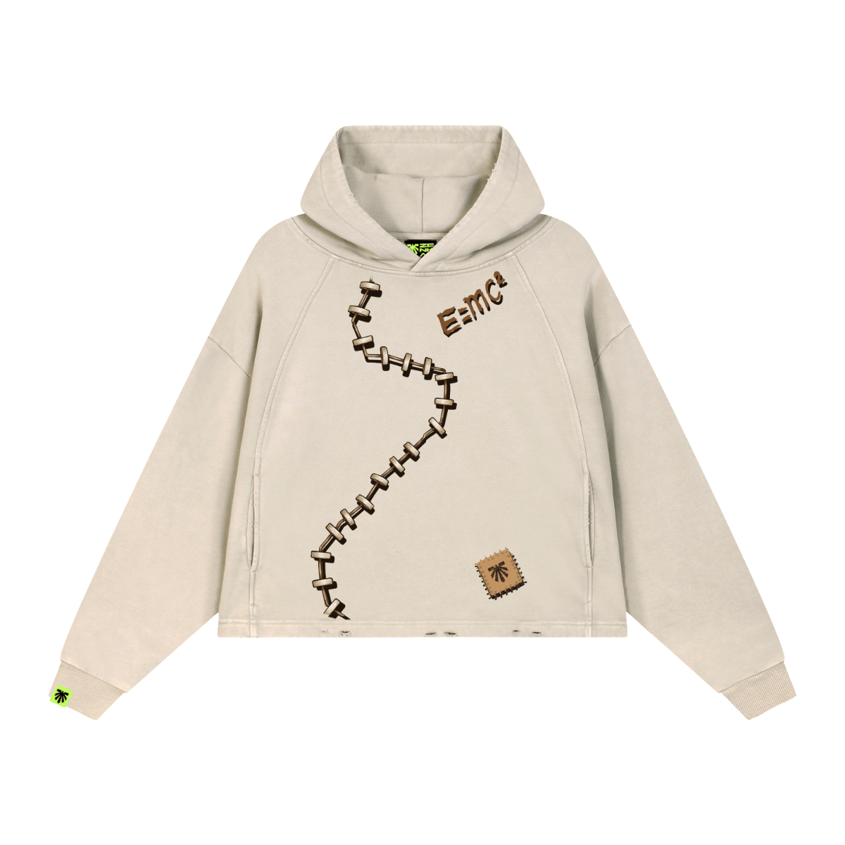 Energy Mass Washed Raglan Hoodie image 1