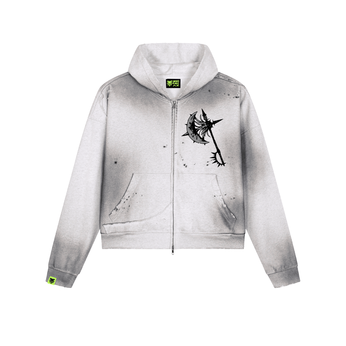 Who Decided Zip Hoodie image 1