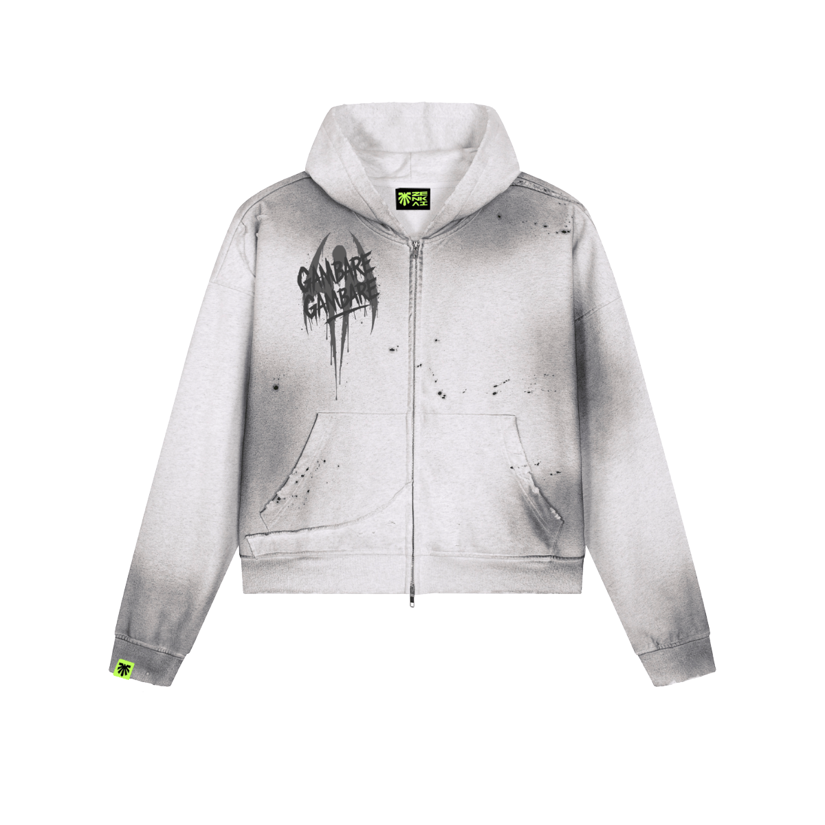 Gambare Zip Hoodie image 1