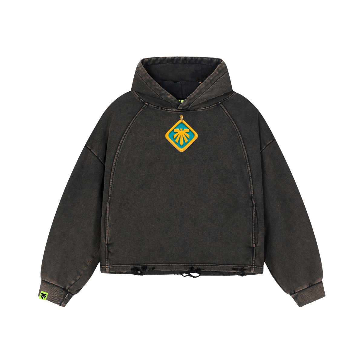 Midnight Snack Washed Raglan Hoodie image 1