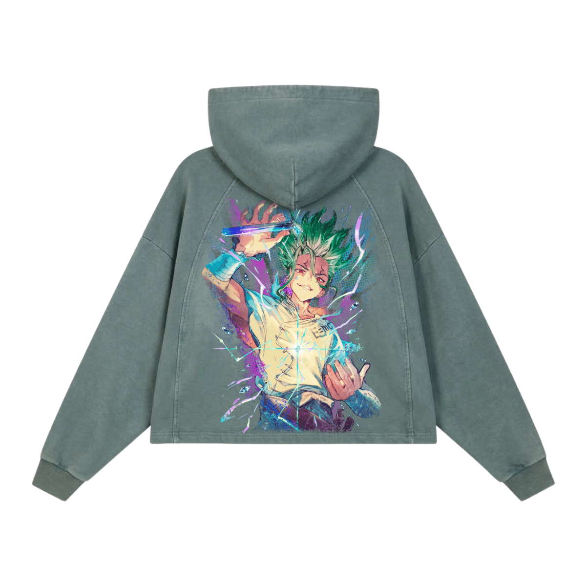 Billion Percent Washed Raglan Hoodie image 2