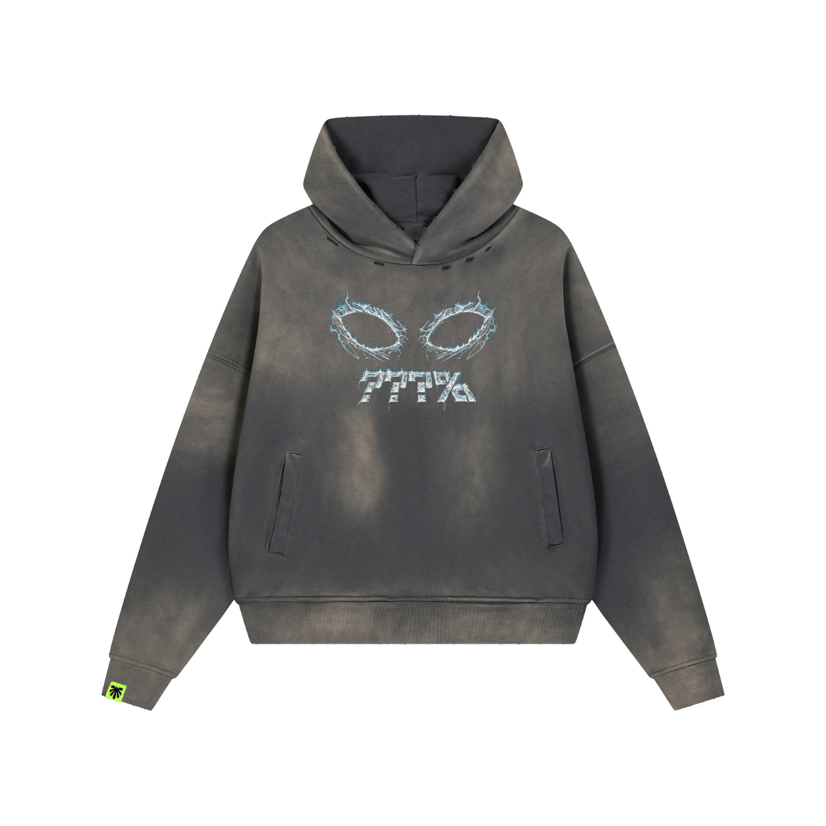 Voltage Threshold Washed Hoodie image 1