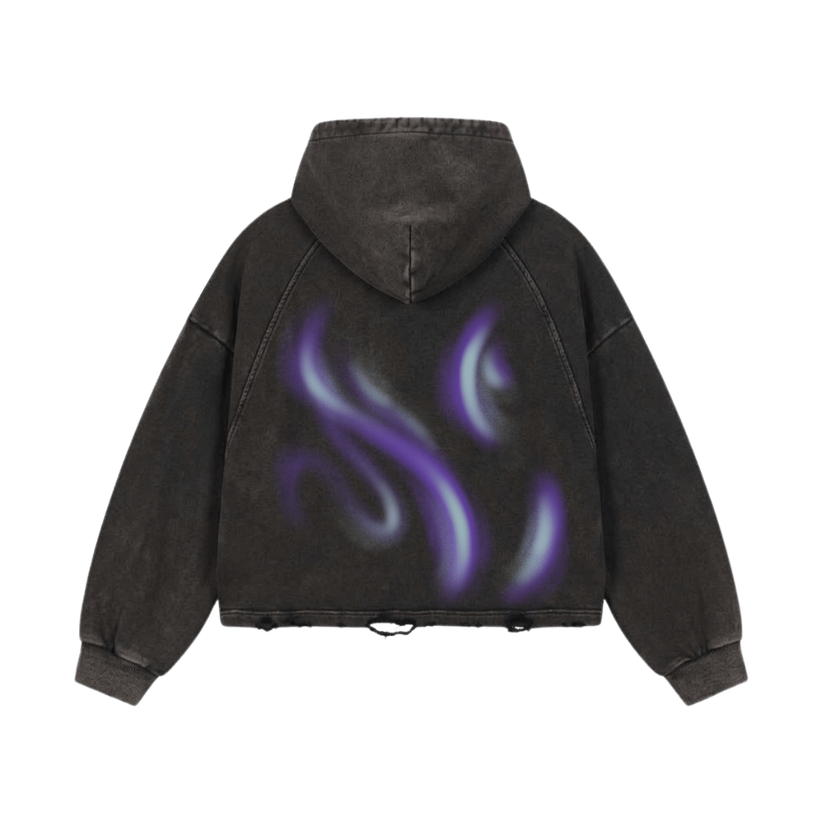 Glass Wings Washed Raglan Hoodie image 2