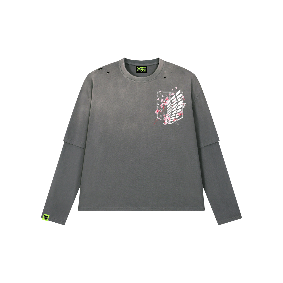 Wings in Bloom Washed Long Sleeve image 1