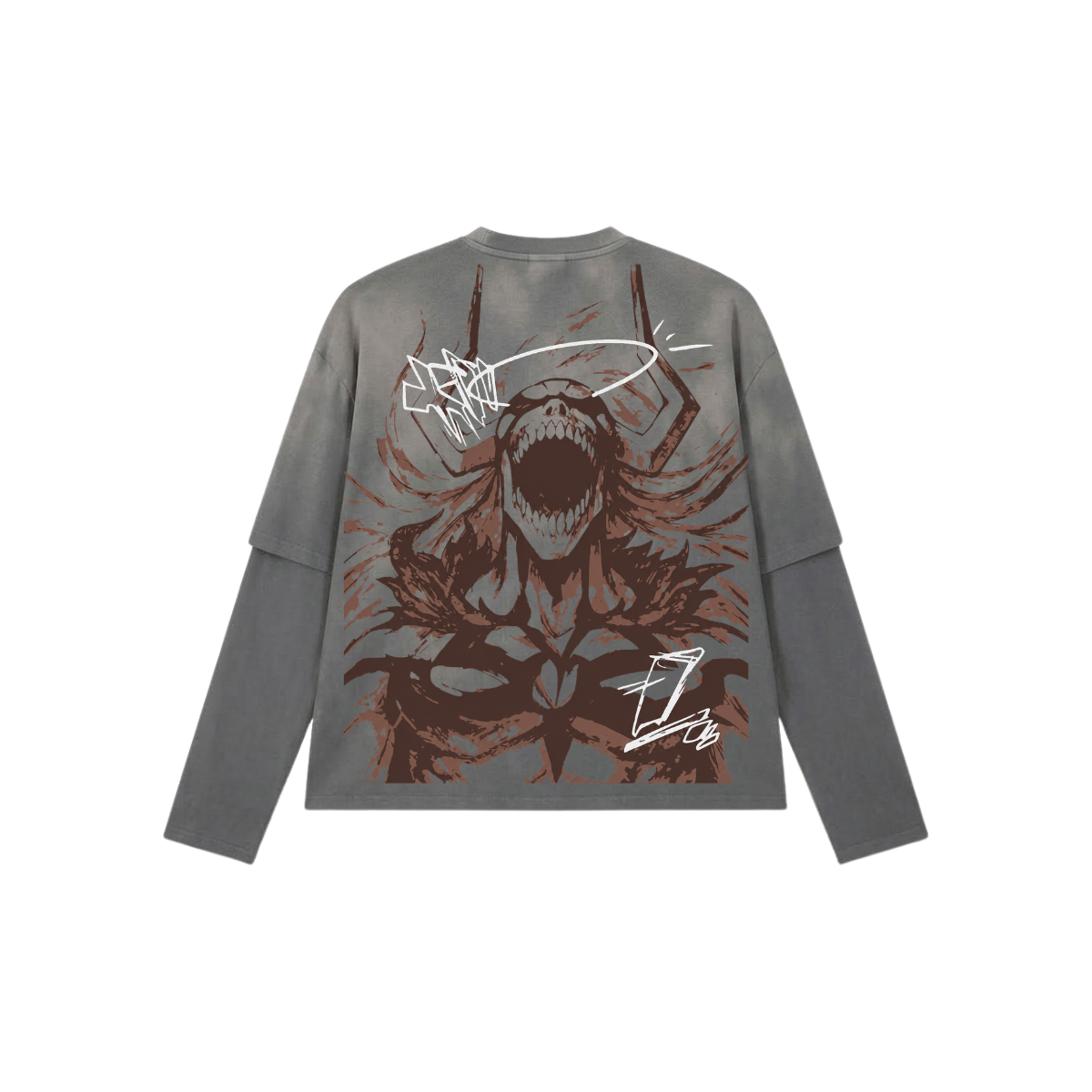 Rust Scream Washed Long Sleeve image 2