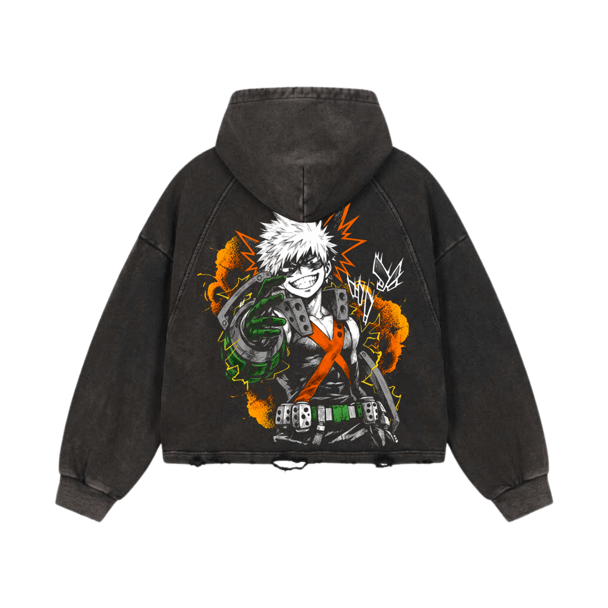 Dynamight Washed Raglan Hoodie image 2