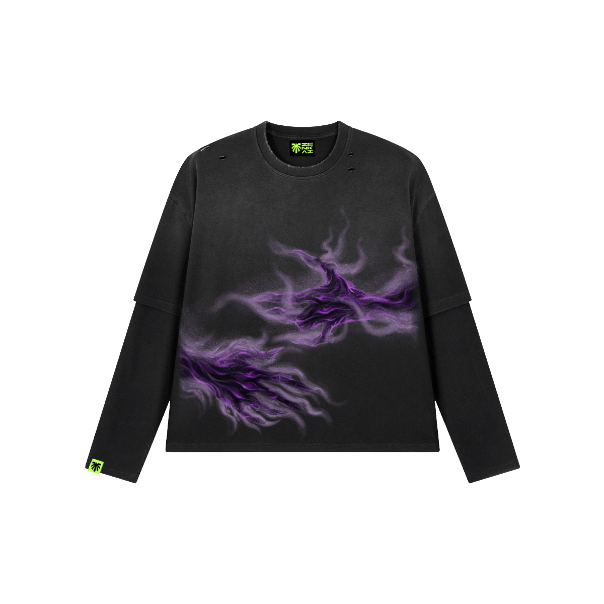 Violet Drift Washed Long Sleeve image 1