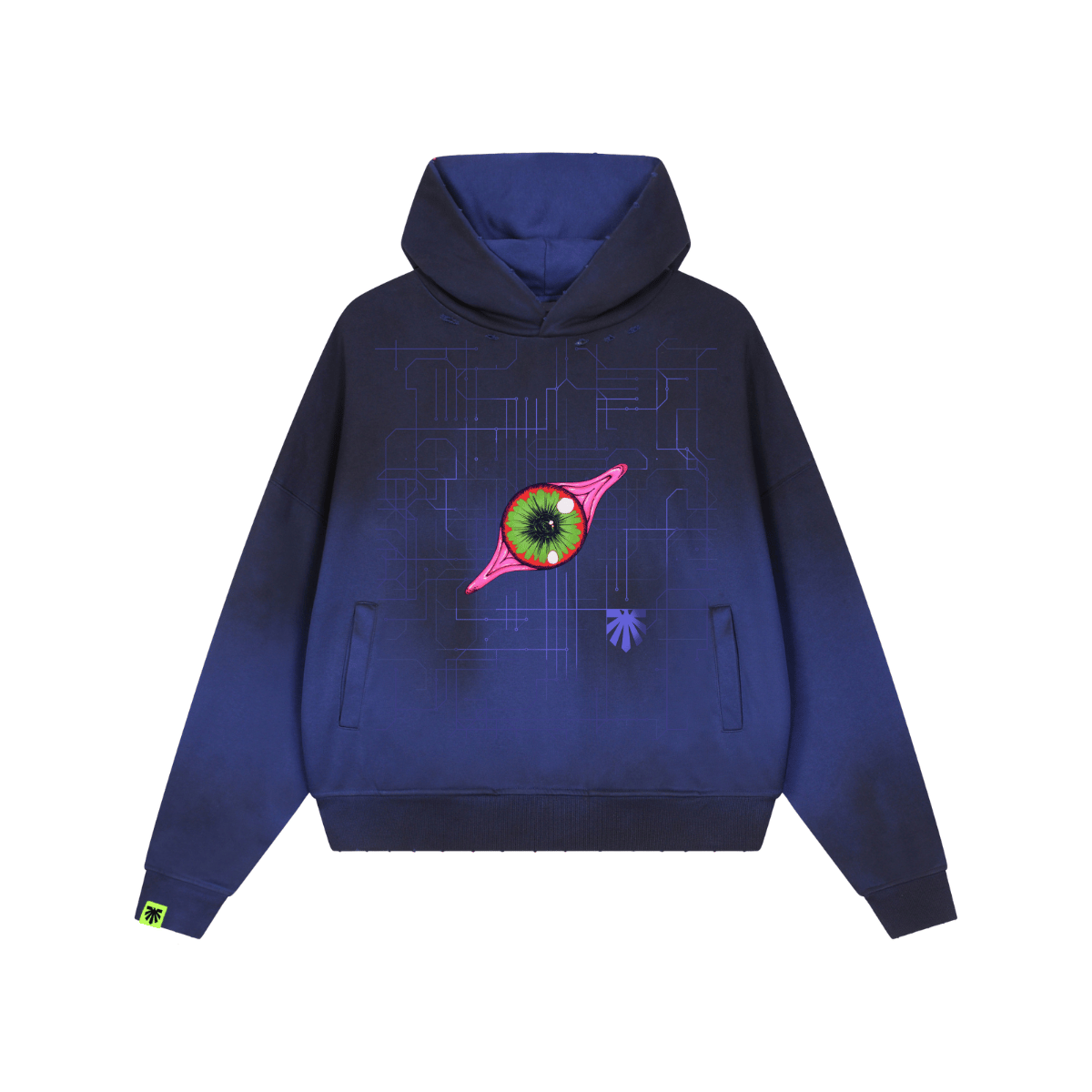 Circuit Grin Washed Hoodie image 1