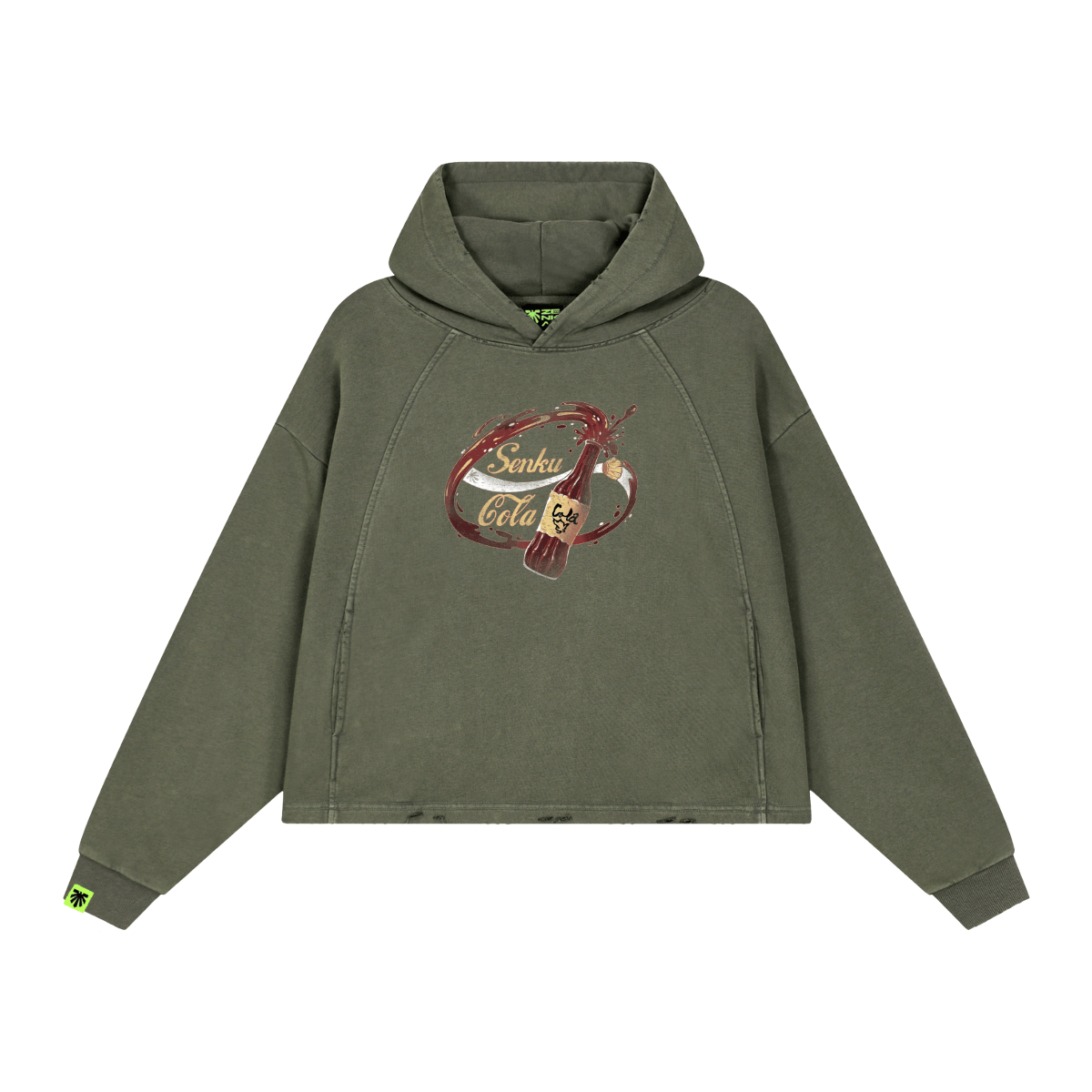 First Sip Washed Raglan Hoodie image 1