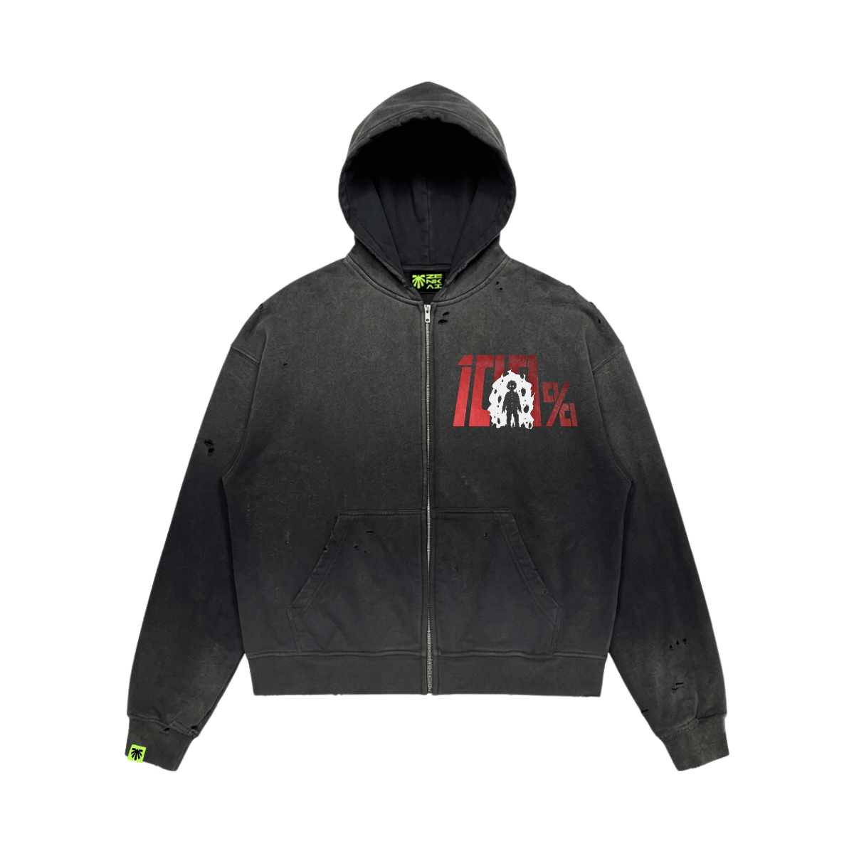 Peak Release Washed Zip Hoodie image 1