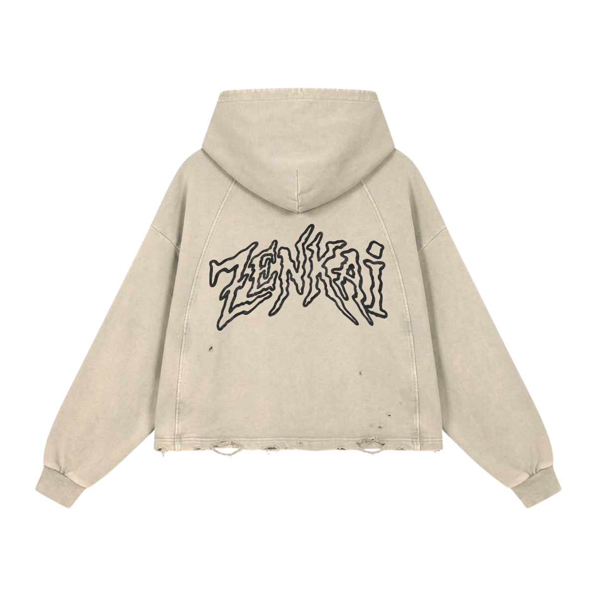 Mech Rick Washed Raglan Hoodie image 2
