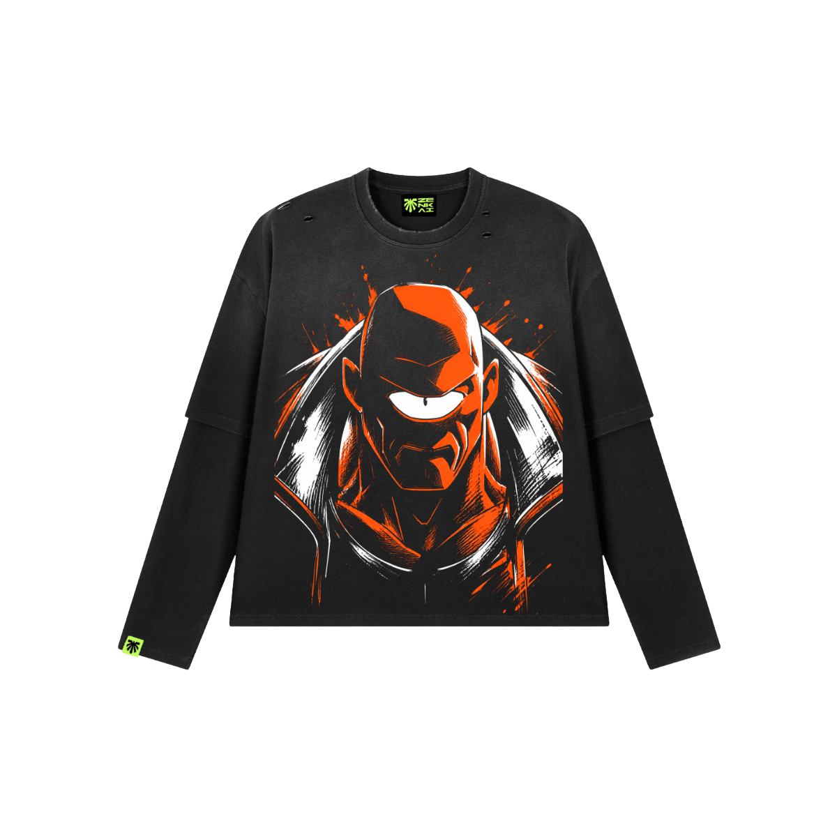 Orange Gaze Washed Long Sleeve image 1