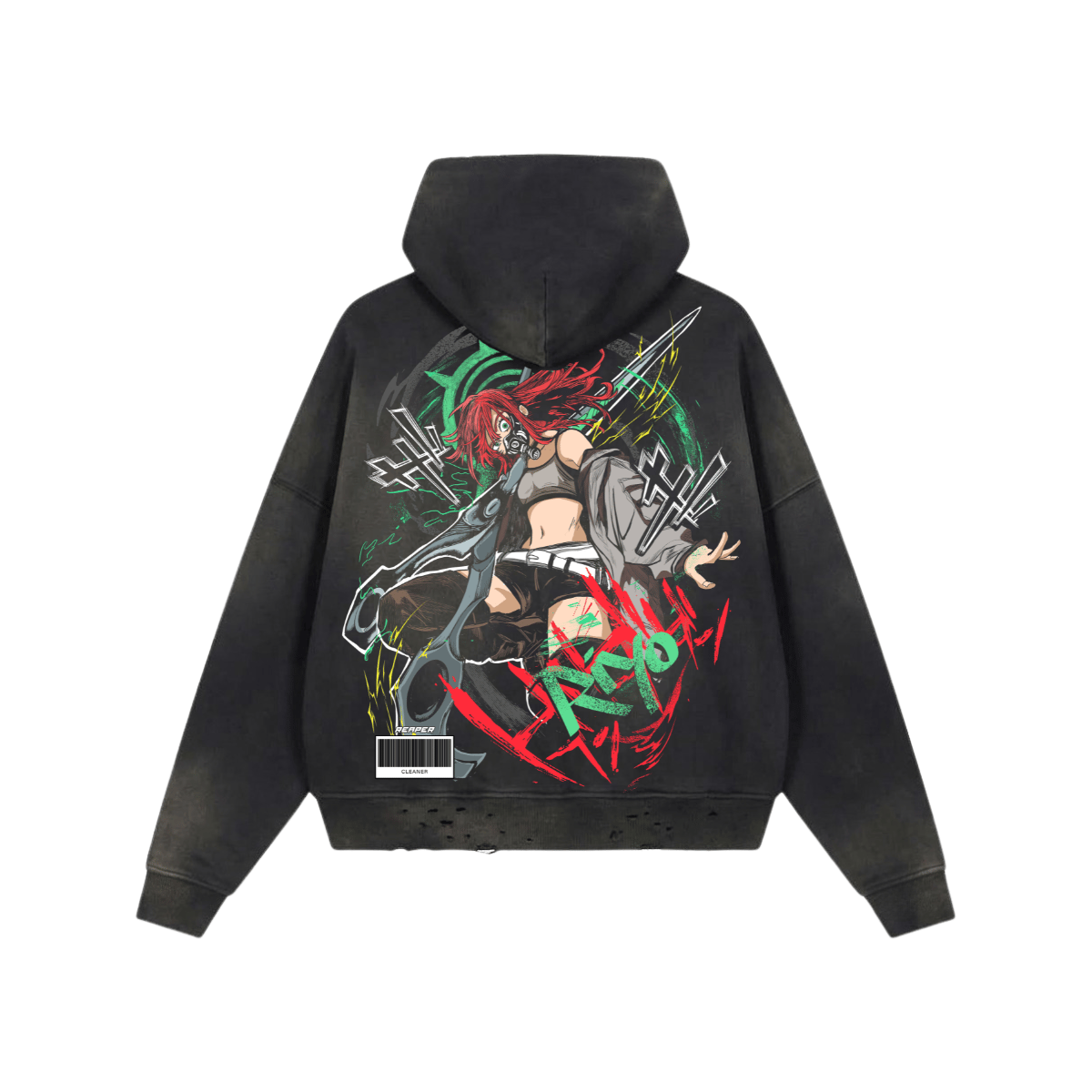 Reaper Cut Washed Hoodie image 2