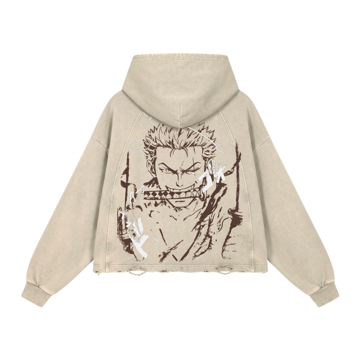 King of Hell Washed Raglan Hoodie image 2
