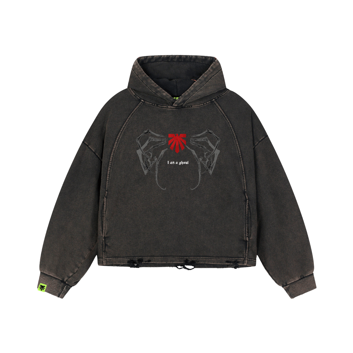 What's Left Washed Raglan Hoodie image 1