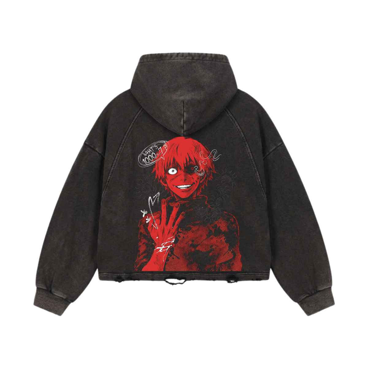 What's Left Washed Raglan Hoodie image 2
