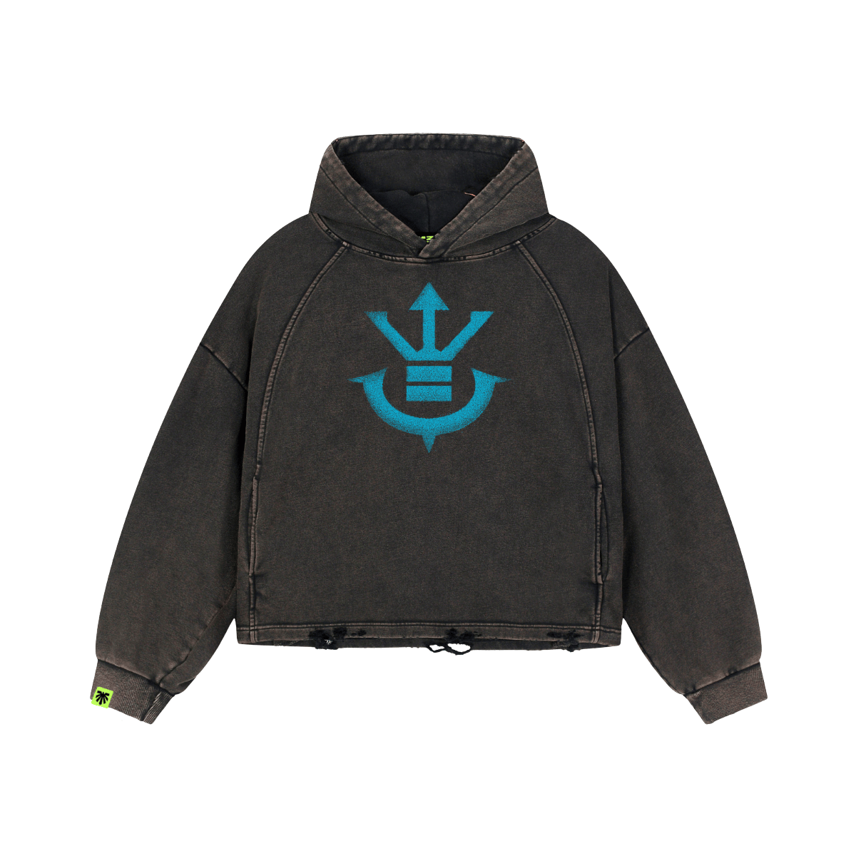 Pride Above All Washed Raglan Hoodie image 1