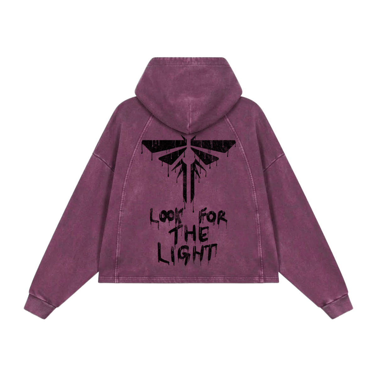 Long Road Washed Raglan Hoodie image 2