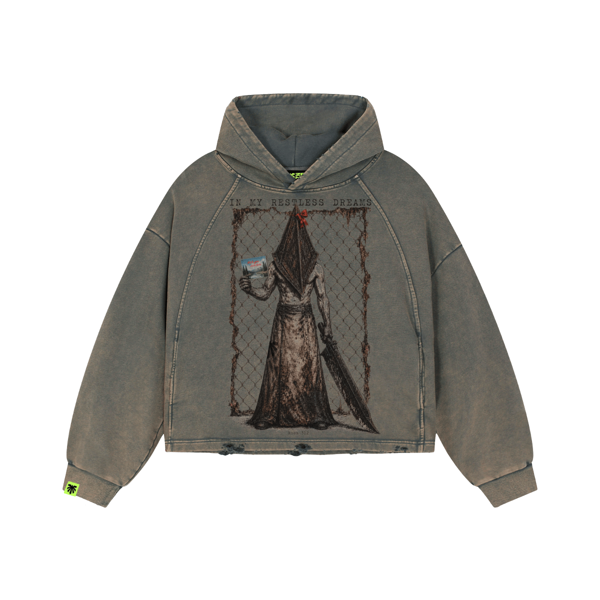 Postcard Home Washed Raglan Hoodie image 1