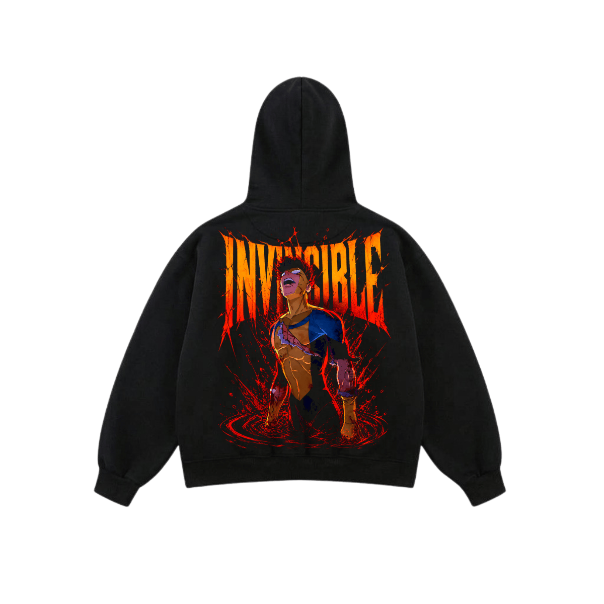 Orange Roar Hoodie image 2
