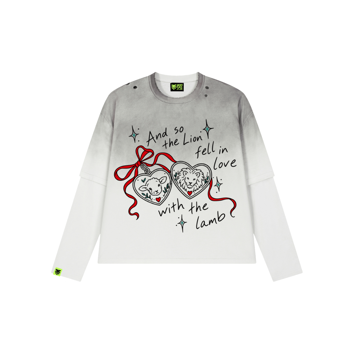 Locket Pair Washed Long Sleeve image 1