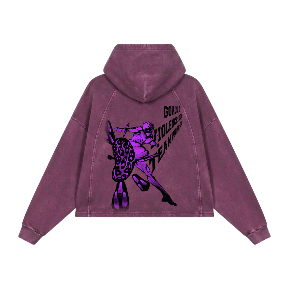 Goals: Zero Washed Raglan Hoodie image 2