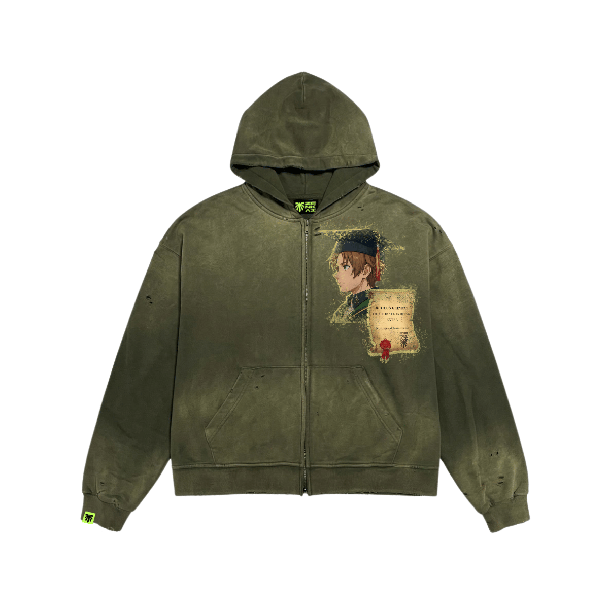 Extra Degree Washed Zip Hoodie image 1