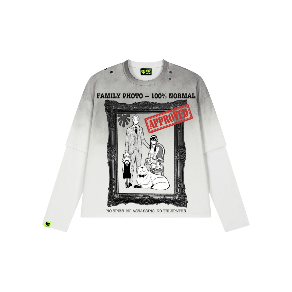 100% Normal Washed Long Sleeve image 1